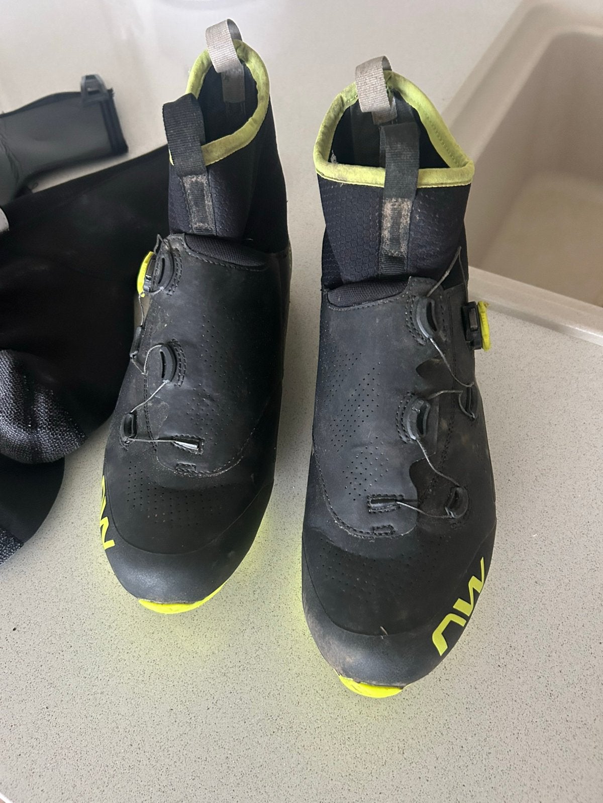 Chaussures/protecteurs d'hiver Mb/ Gravel, Vélos & Vélomoteurs, Utilisé, Enlèvement, Autres tailles, Hommes