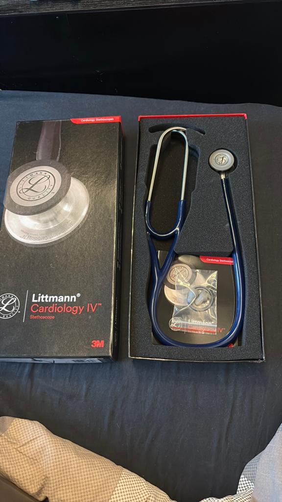Stéthoscope Littmann Cardiology IV bleu, Enlèvement ou Envoi, Comme neuf