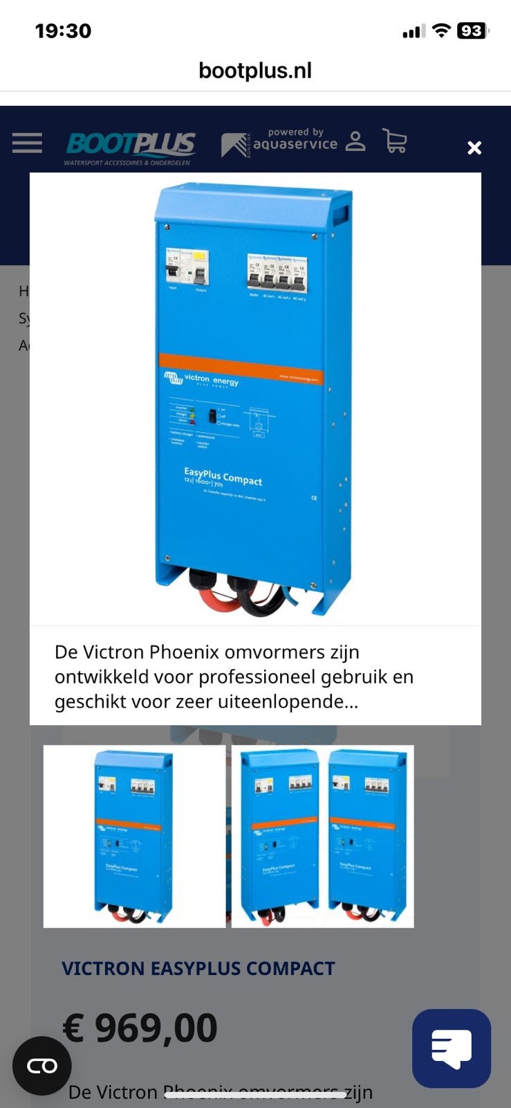 Vectron omvormer, Caravans en Kamperen, Kampeeraccessoires, Ophalen, Zo goed als nieuw