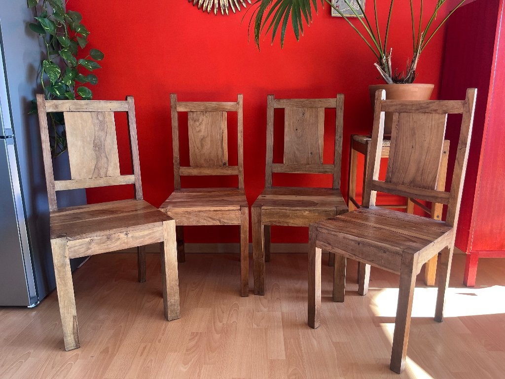 Chaises, Brun, Enlèvement, Utilisé, Bois