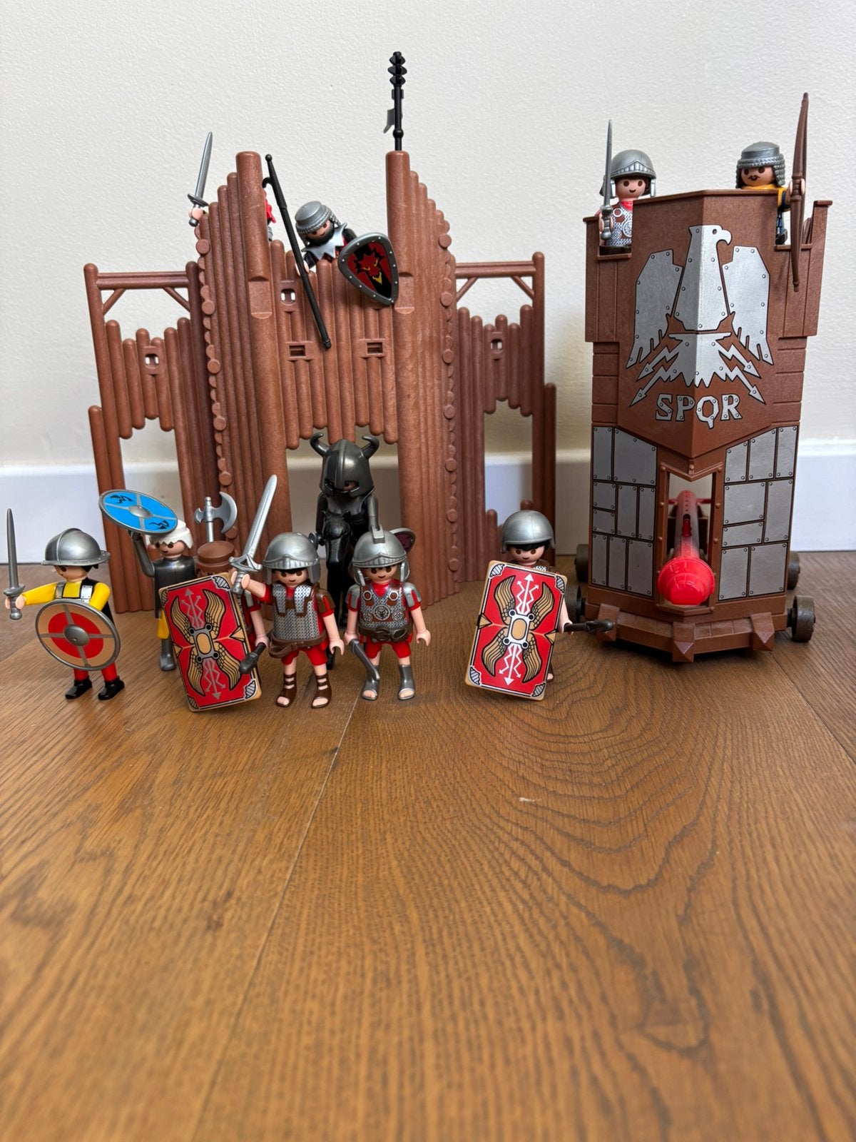 Playmobil Romans Toren van Aanval versus Fort Barbarre, Ophalen of Verzenden, Zo goed als nieuw