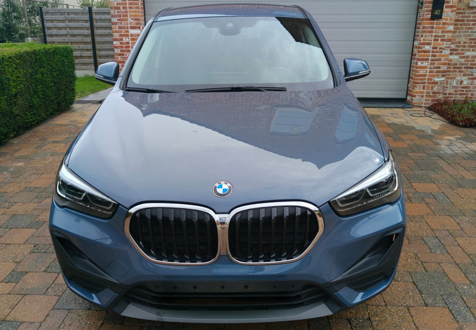 BMW X1 Xdrive 25e Hybride, Auto's, BMW, Stof, Blauw, 5 deurs, Particulier