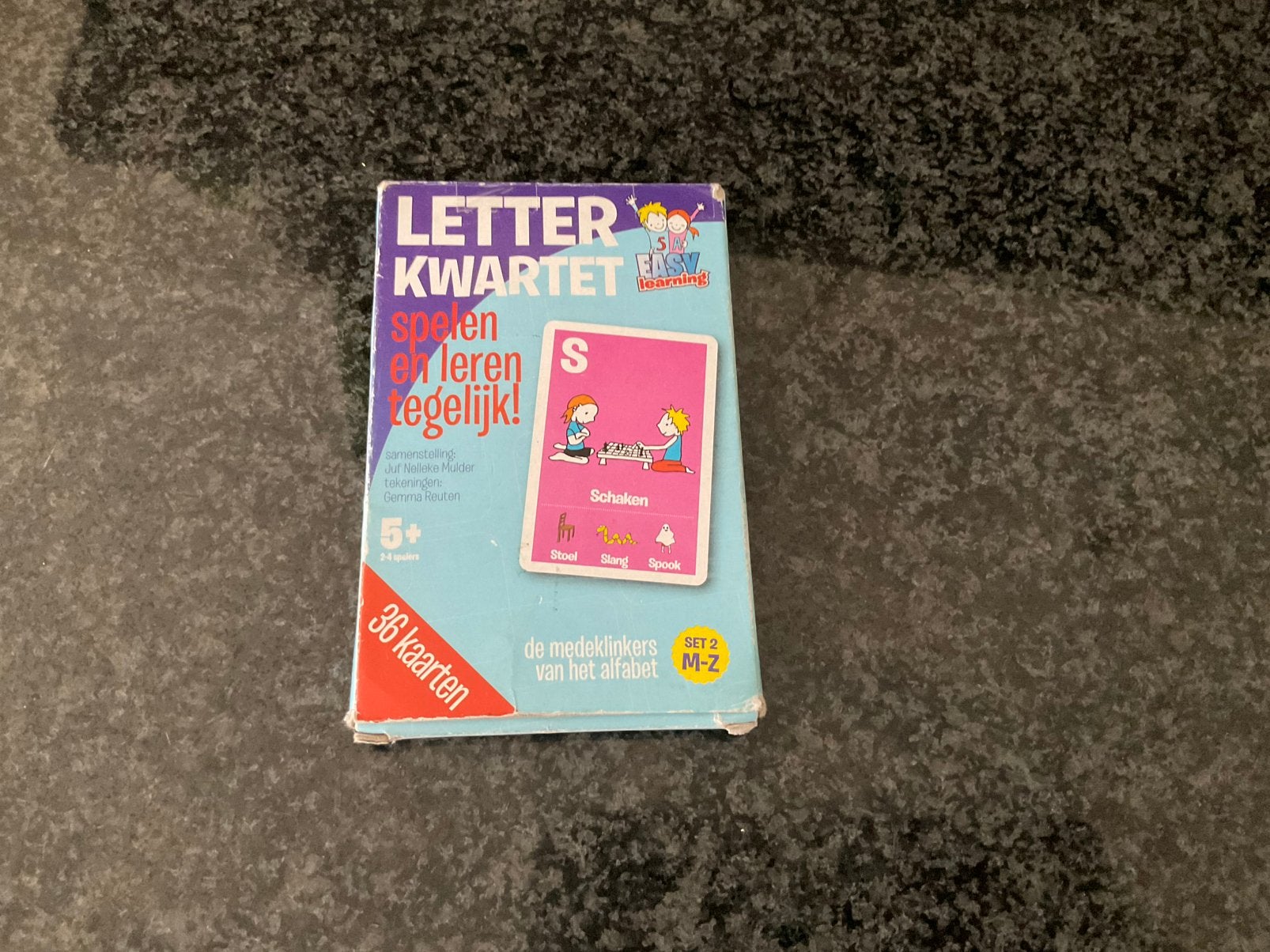 Letter kwartet, Verzamelen, Ophalen of Verzenden, Gebruikt