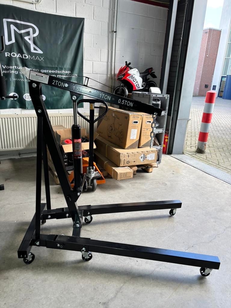 Nouvelle grue à moteur 2T, palan à moteur pliable, 2000 kg, Enlèvement ou Envoi, Neuf, Manuelle