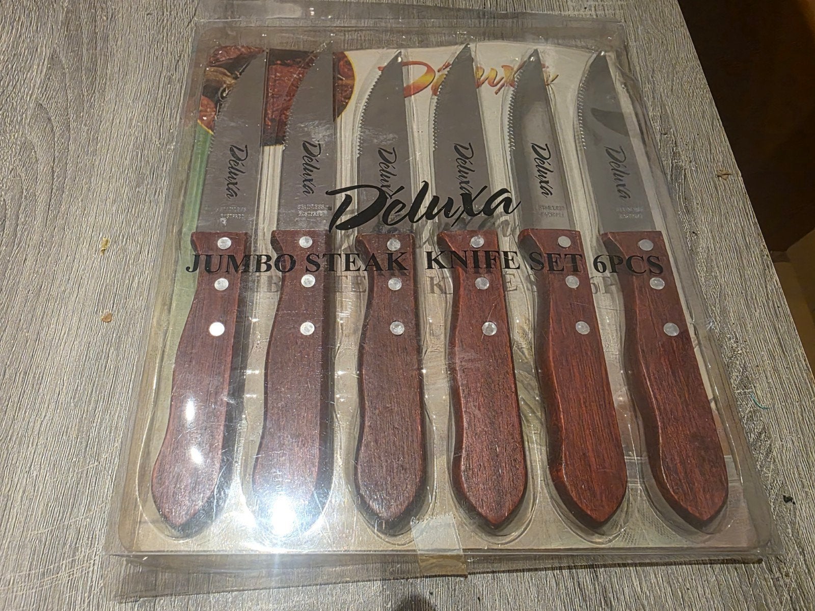 Steakmessen, Ophalen