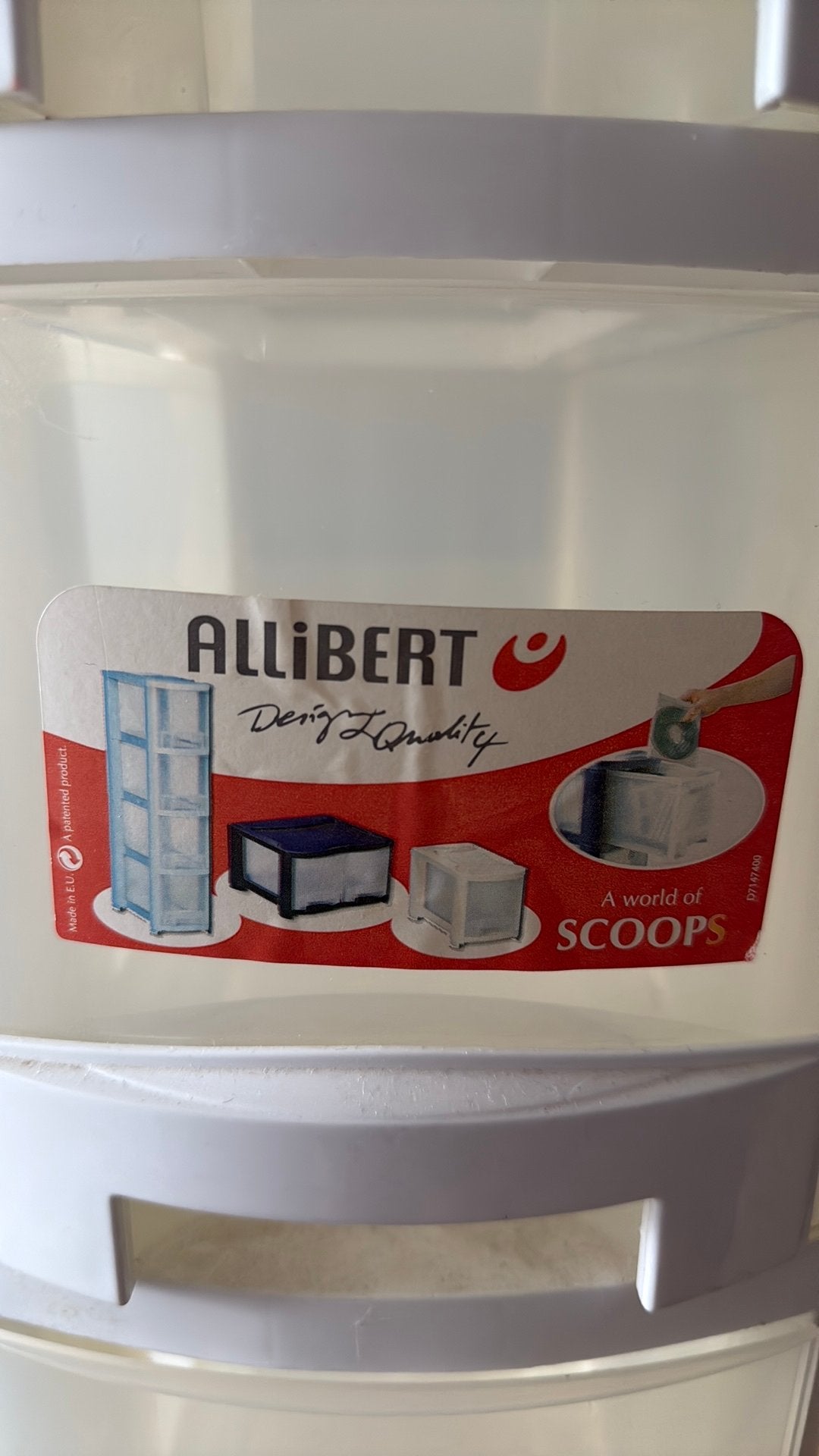 Allibert opbergkast. 4 laden, Elektronische apparatuur, Vriezers en Diepvrieskisten, Ophalen, Nieuw