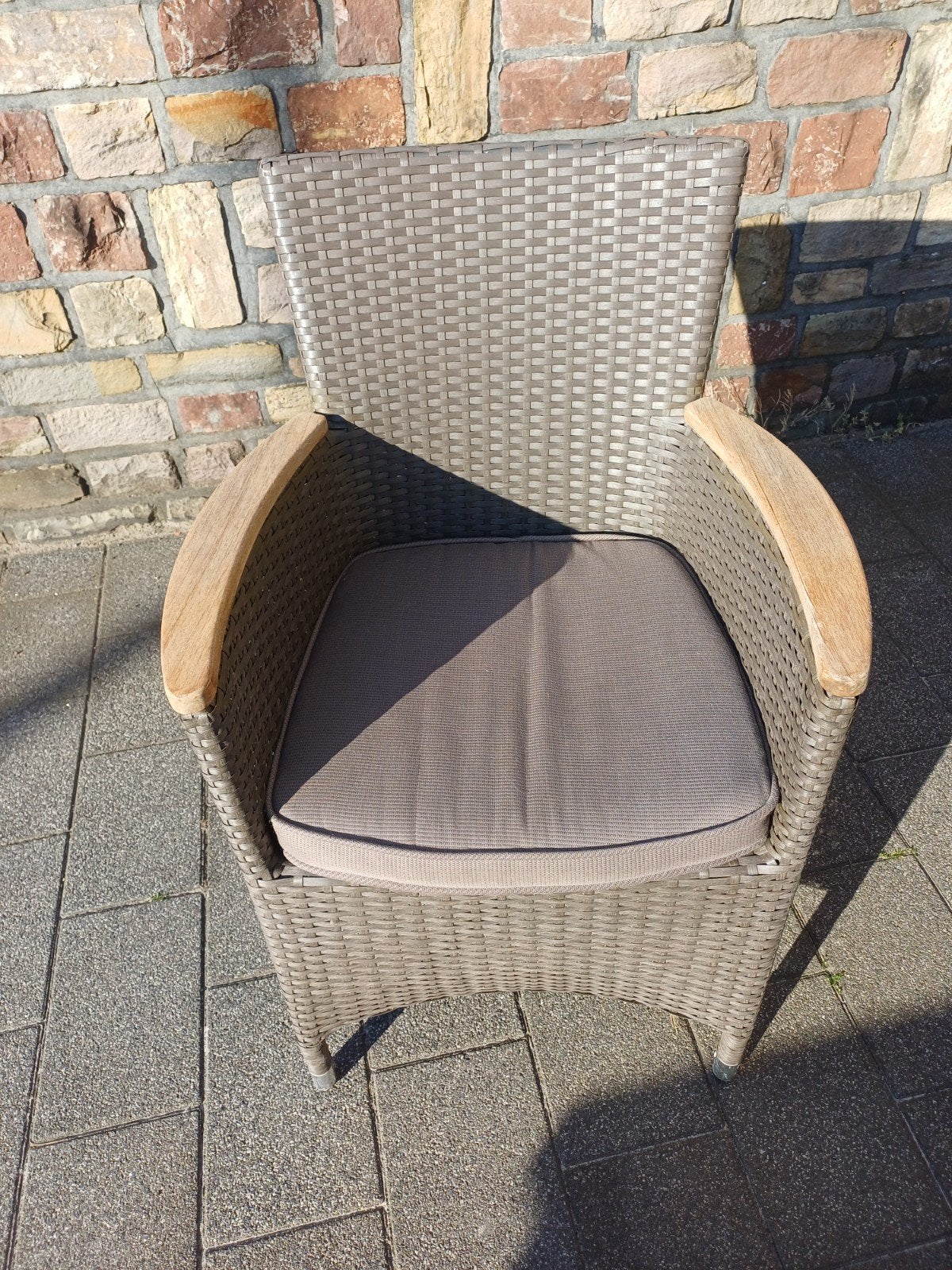 6 tuinstoelen in mooie staat met kussens., Enlèvement