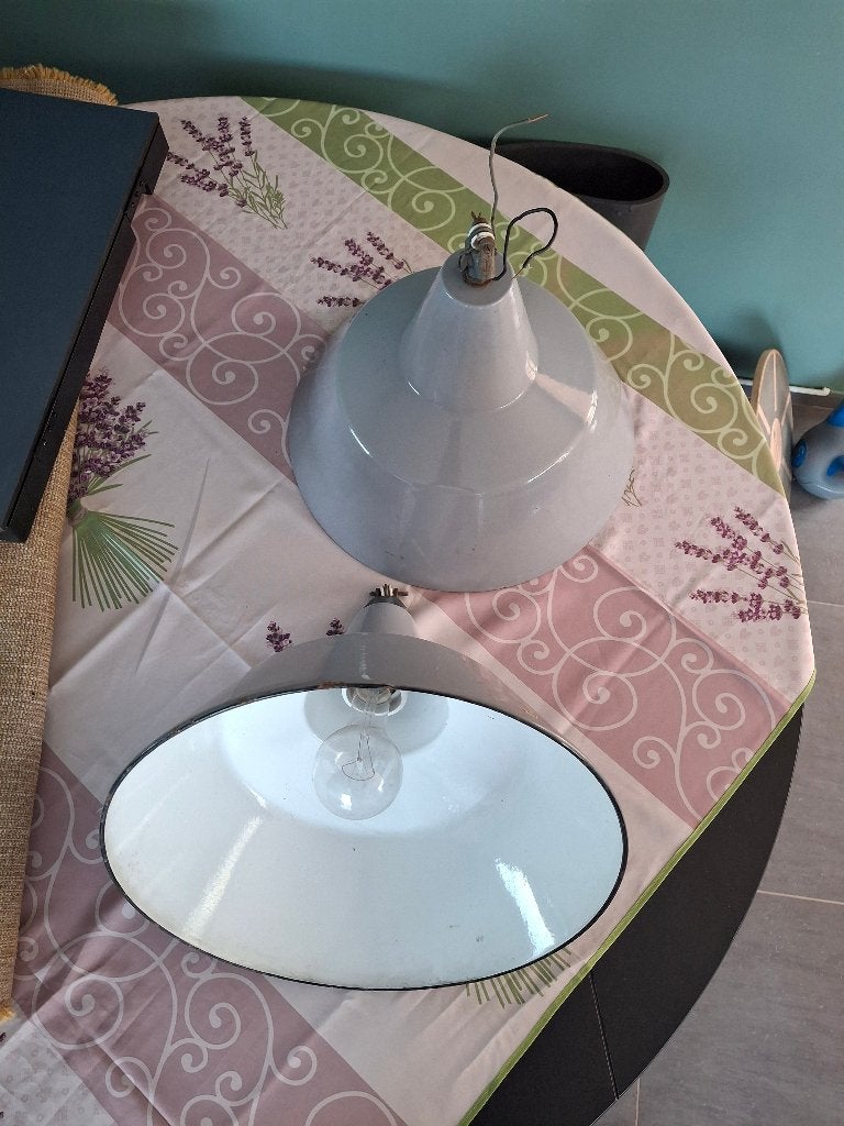 Lampes en email, Antiquités & Art, Enlèvement