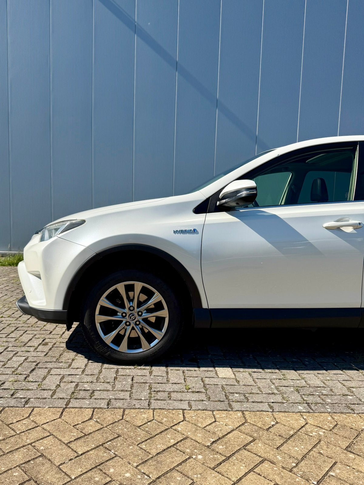 Toyota Rav4 Hybride, Auto's, Wit, Leder, Bedrijf, 5 deurs