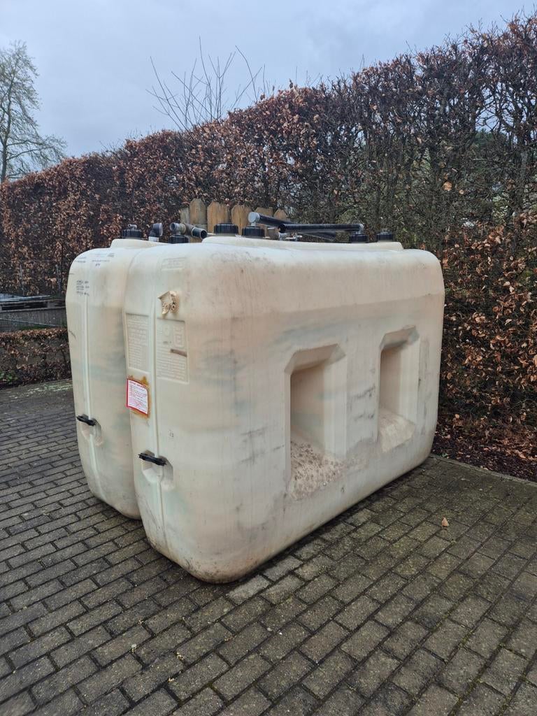 Stookolietank 2x 2000 liter, Ophalen
