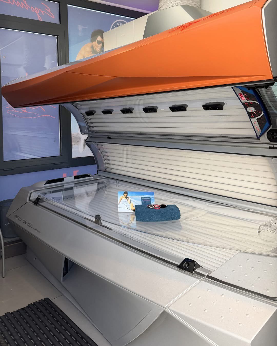Ergoline 500, Enlèvement, Utilisé, Banc solaire double, 15 lampes ou plus