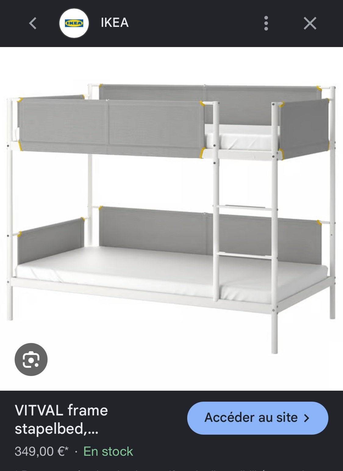 lit superpose enfants ikea, Maison & Meubles, Chambre à coucher | Lits superposés & Lits mezzanines, Enlèvement ou Envoi, Comme neuf