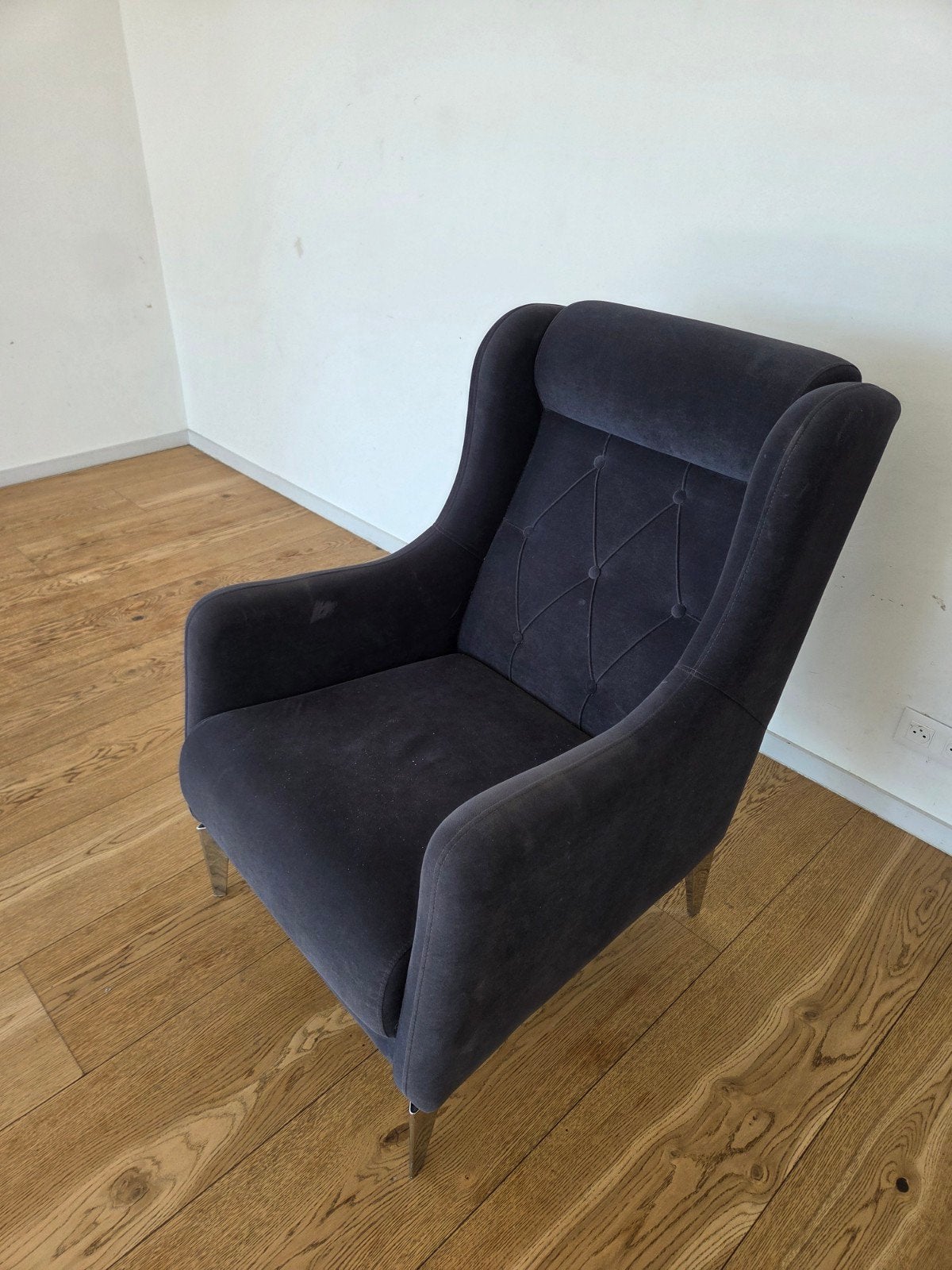 Fauteuil en velours de luxe, Maison & Meubles, Fauteuils, Enlèvement