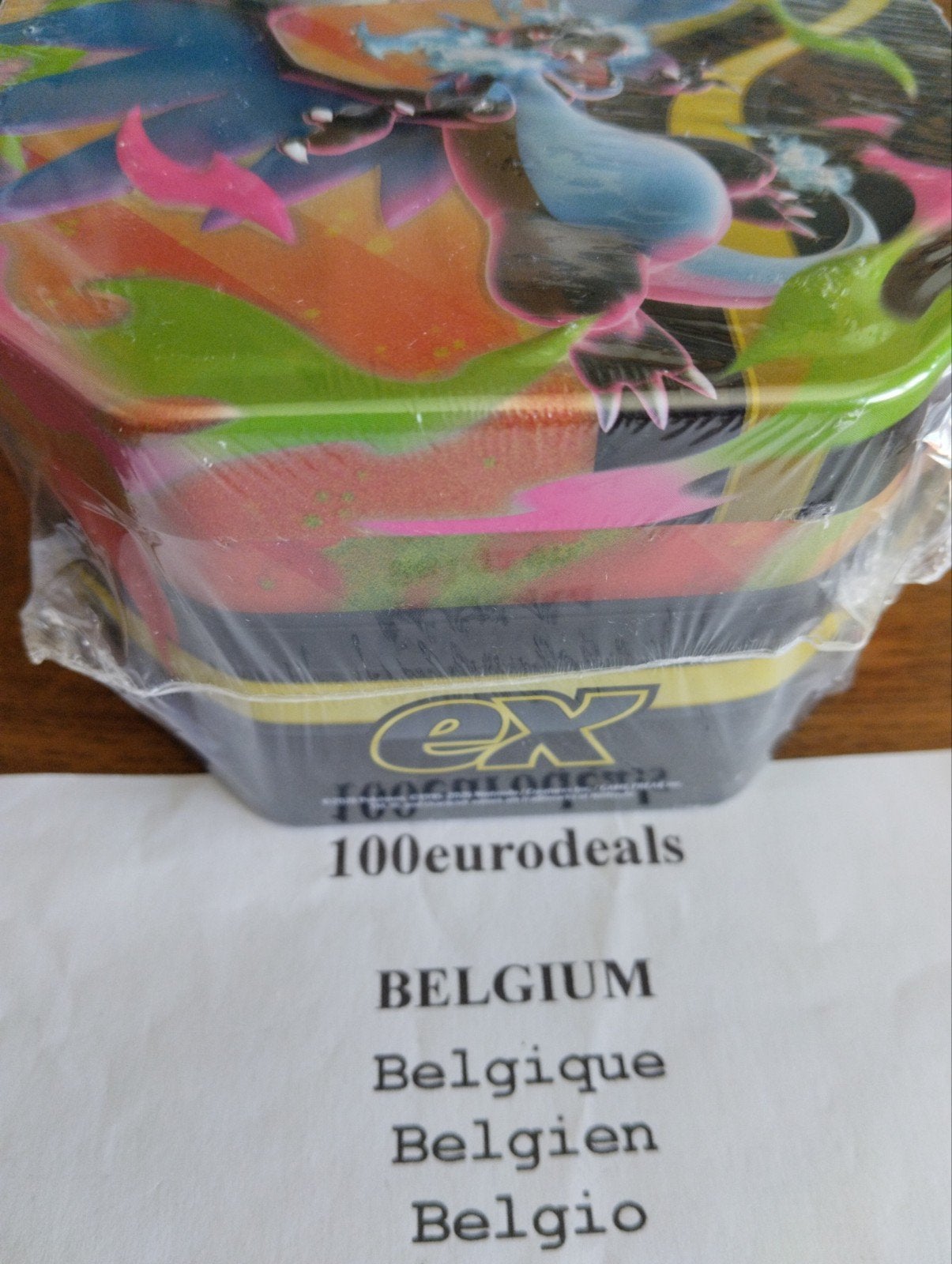 Pokémon mega tinbox Charizard X ex, Verzenden