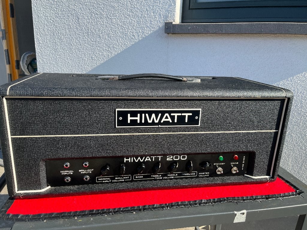 Hiwatt Hiwatt DR201 Custom 200W incl. Flightcase, Ophalen, Gebruikt, Basgitaar, 100 watt of meer