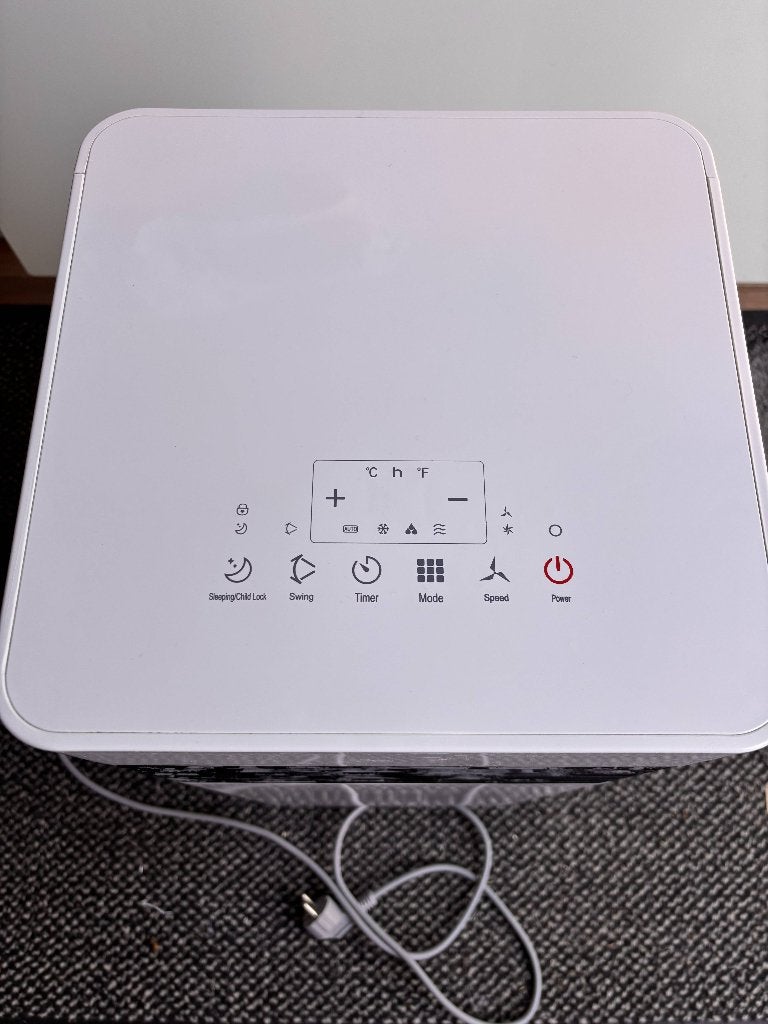 Fuave ACB09W22 – Mobiele Airco (9.000 BTU), Moins de 60 m³, Comme neuf, Classe énergétique A ou plus économe, Climatiseur mobile