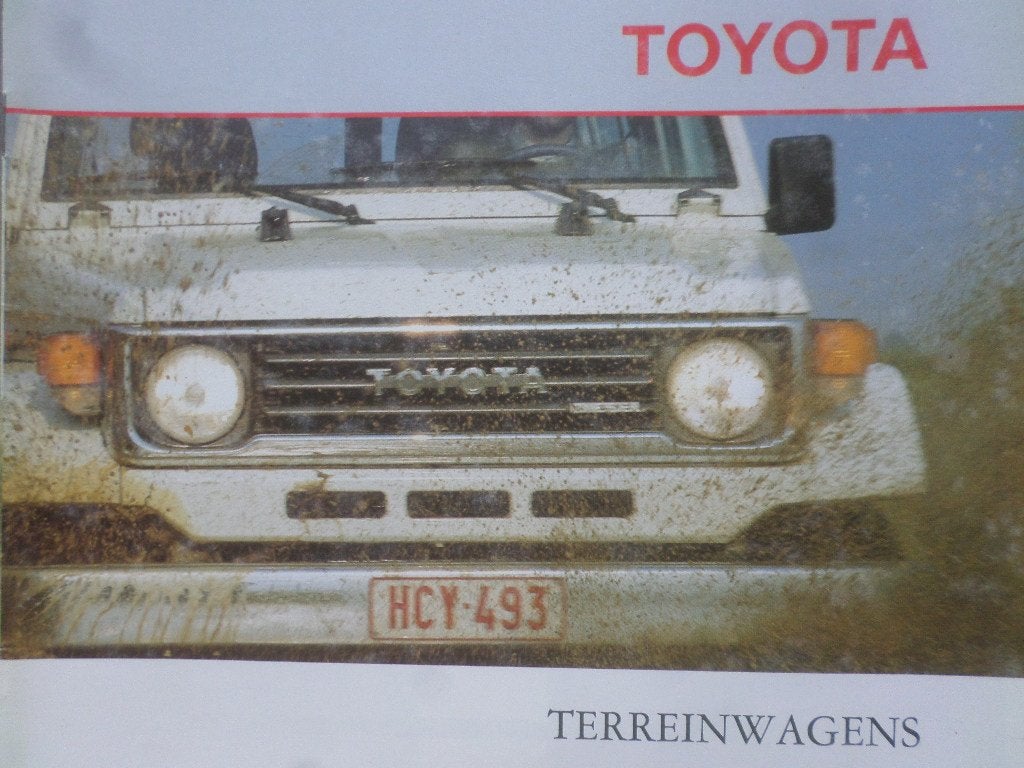 Toyota Landcruiser 4Runner HiLux Brochure, Ophalen of Verzenden, Toyota