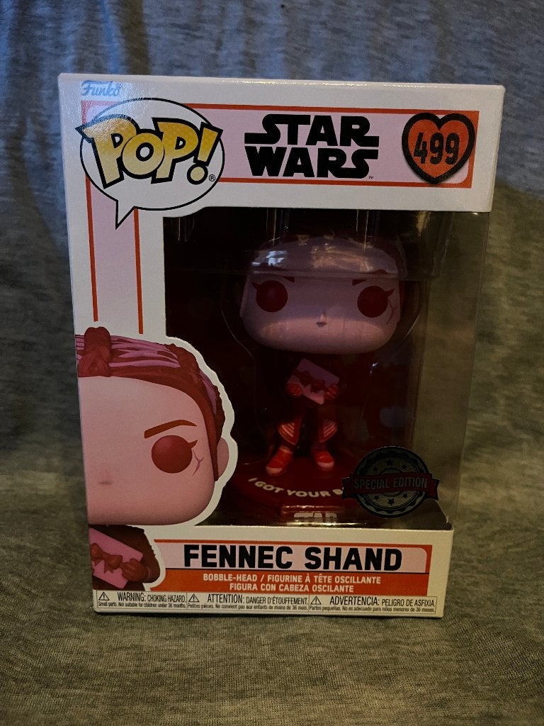 5. Funko Pop ! Star Wars - Édition spéciale Fennec Shand, Enlèvement ou Envoi, Comme neuf, Statue ou Buste