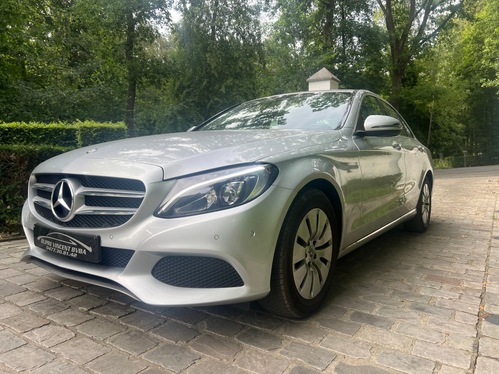 Mercedes-Benz C 180 D AUTOMAAT. 12/2016, 4 deurs, Euro 6, 4 cilinders, Leder en Stof