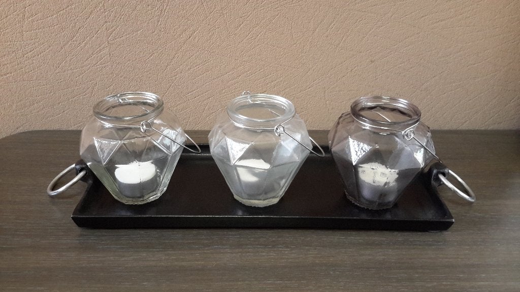 Lot / partij T-lichthouders DIAMANT ( NIEUW ), Ophalen of Verzenden, Nieuw, Zwart