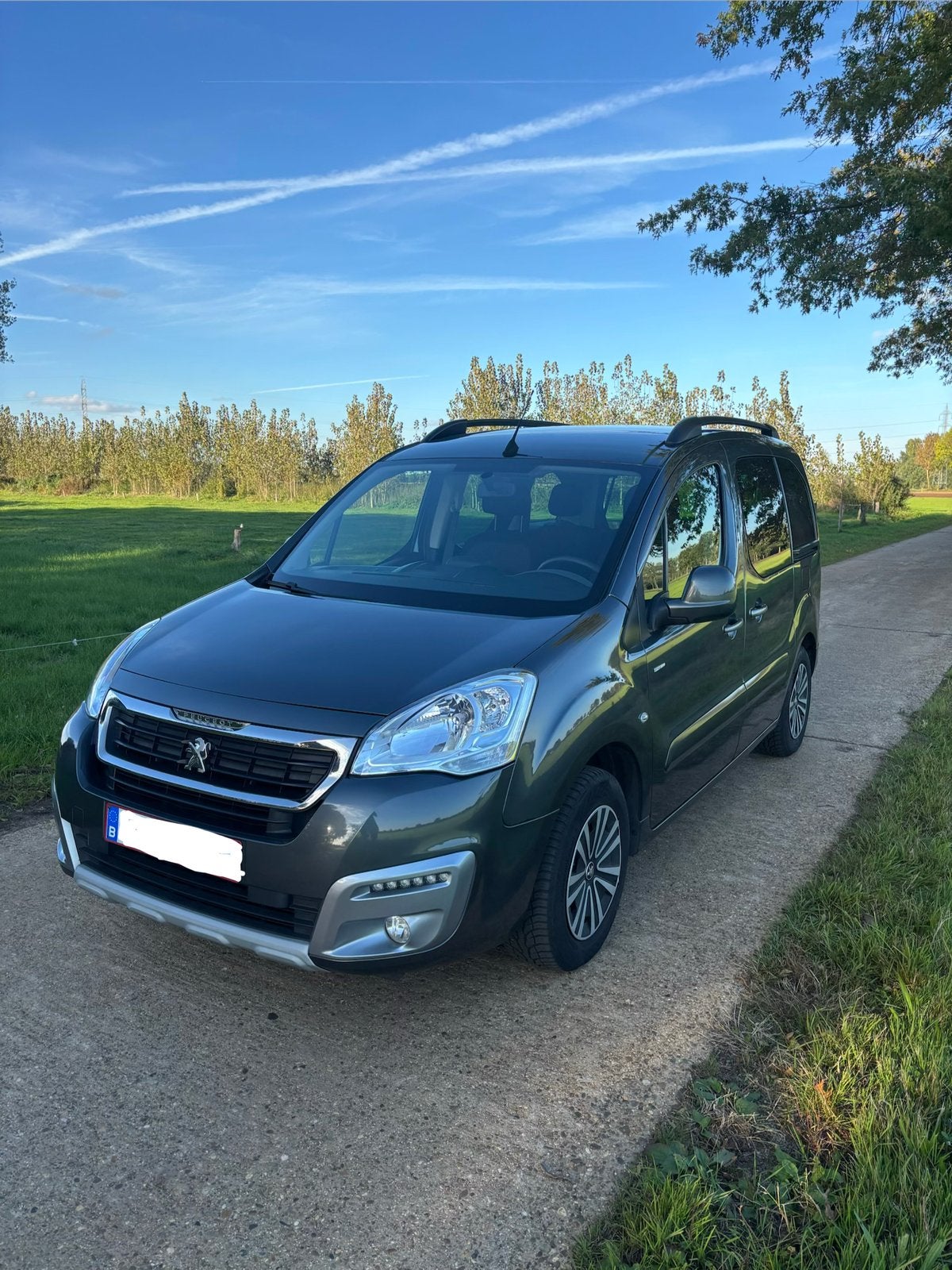 Peugeot partner tepee, Auto's, Voorwielaandrijving, Dealer onderhouden, 1199 cc, Leder en Stof