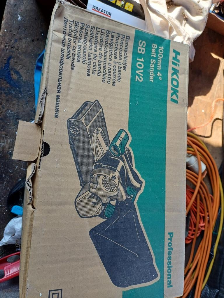 HIKOKI Bandschuurmachine., Doe-het-zelf en Bouw, Gereedschap | Schuurmachines, Ophalen, Bandschuurmachine