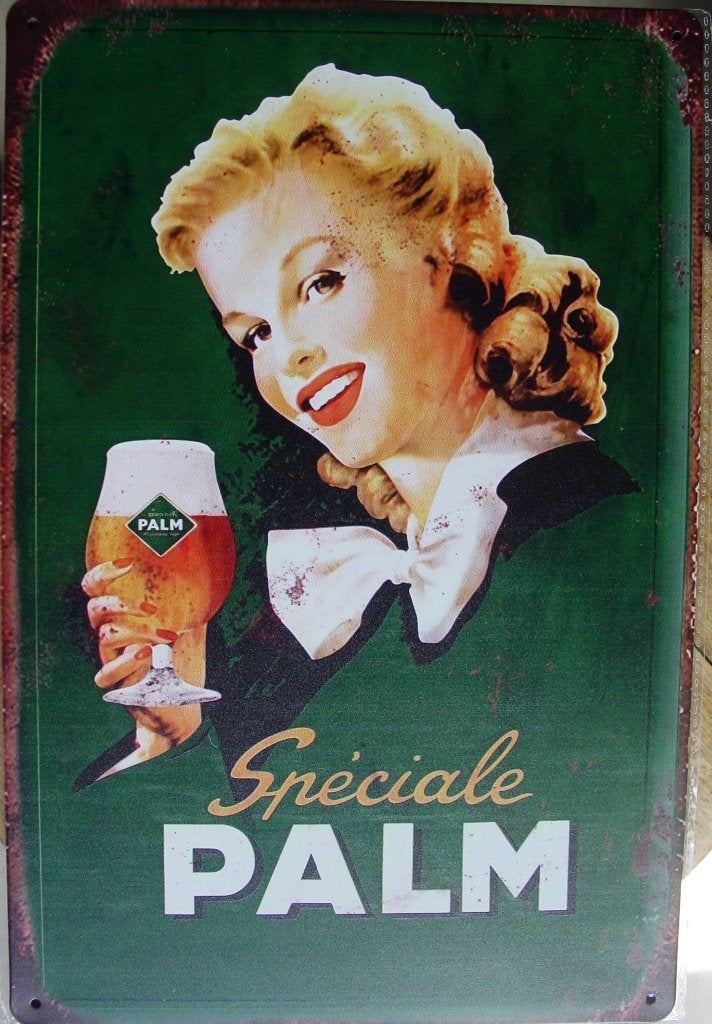 PALM REKLAME -METAAL-, Verzamelen, Ophalen of Verzenden, Palm