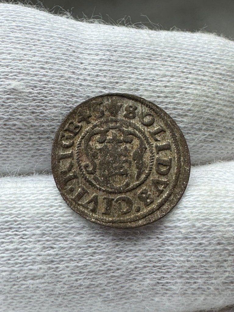 Suède - 1 solidus 1645 (Livonie), Enlèvement ou Envoi, Autres pays, Monnaie en vrac