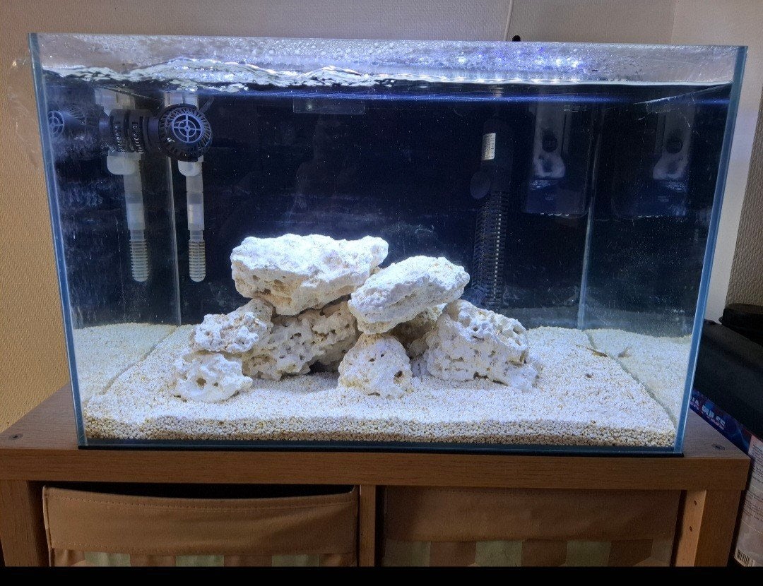 Zeeaquarium 90L met toebehoren, Ophalen, Pomp, Zo goed als nieuw, Leeg aquarium