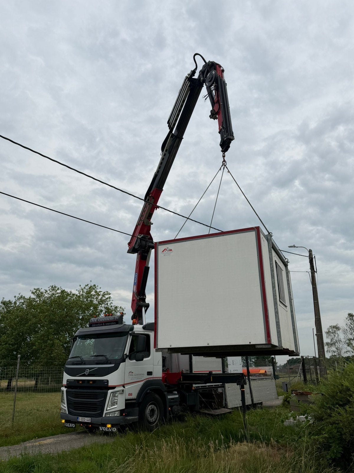 Werf keet te koop, Ophalen