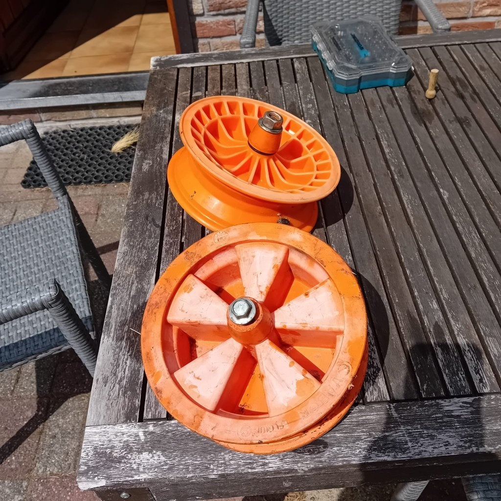 roue de brouettes pour le lot, Enlèvement, Utilisé