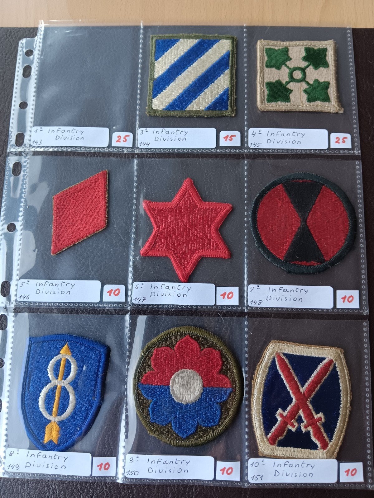 us ww2 patches, Enlèvement ou Envoi