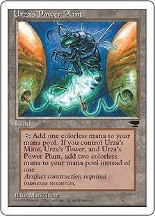 Urza's Power Plant - CHR - MTG - beter dan ex, Ophalen of Verzenden