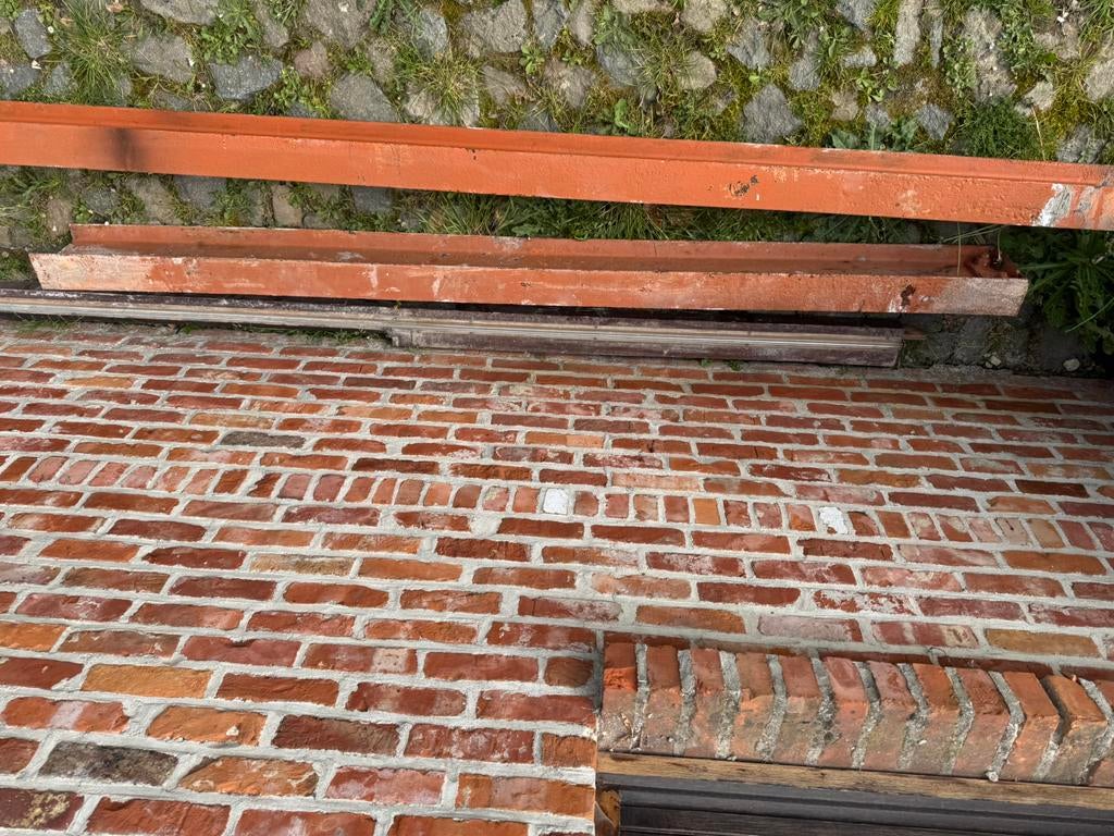 Poutrel 220cm (9x18cm), Tuin en Terras, Ophalen, Zo goed als nieuw