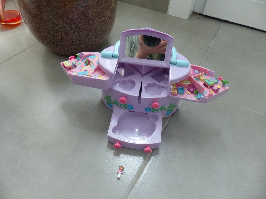 Polly Pocket beautycase - 1991 - prima staat, Verzamelen, Speelgoed, Ophalen of Verzenden, Gebruikt