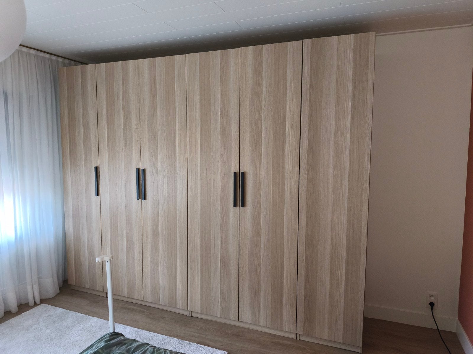 6 IKEA PAX FORSAND deuren 50x229 cm + 6 HACKÅS handgrepen, Maison & Meubles, Armoires | Penderies & Garde-robes, Enlèvement