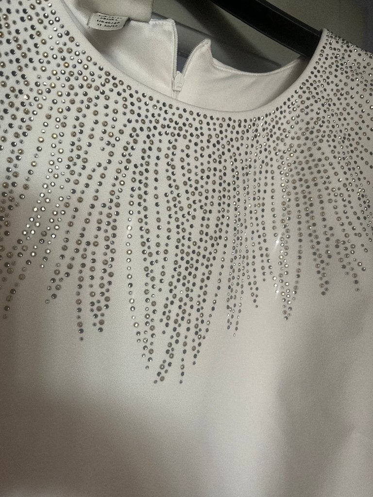 mooi kleedje strassen Bonprix, Kleding | Dames, Bonprix, Wit, Maat 46/48 (XL) of groter, Ophalen of Verzenden
