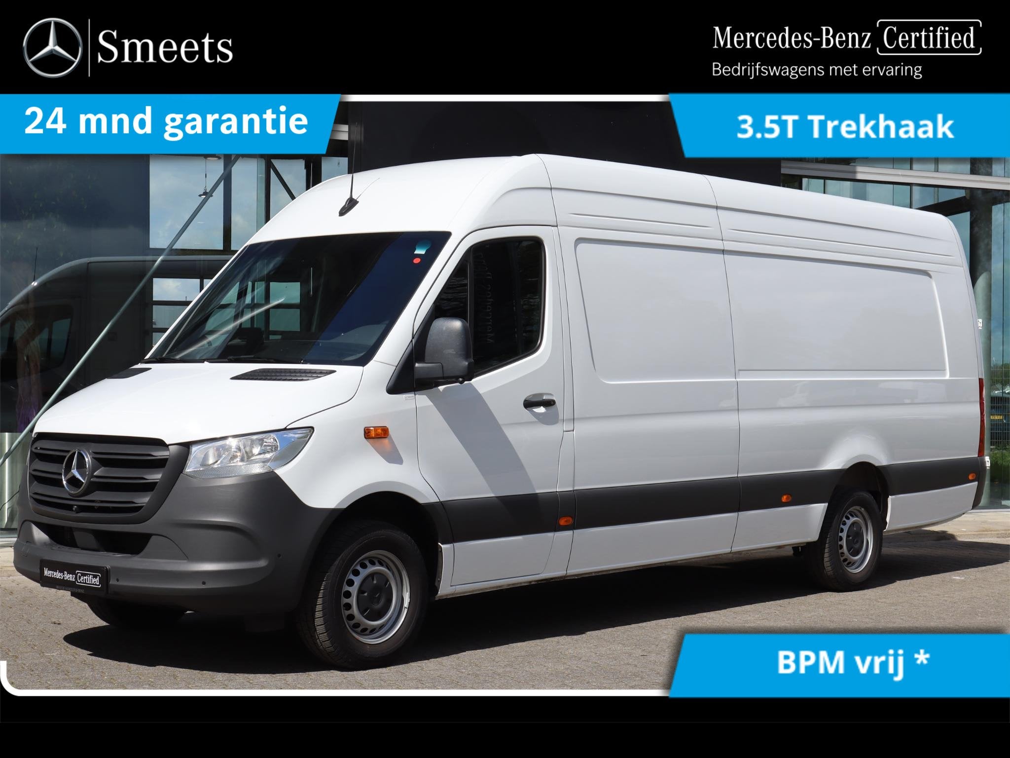 Mercedes-Benz Sprinter 317CDI L4 XXL PRO 3.5T TREKHAAK, Achat, Entreprise, 3 places, 2442 kg