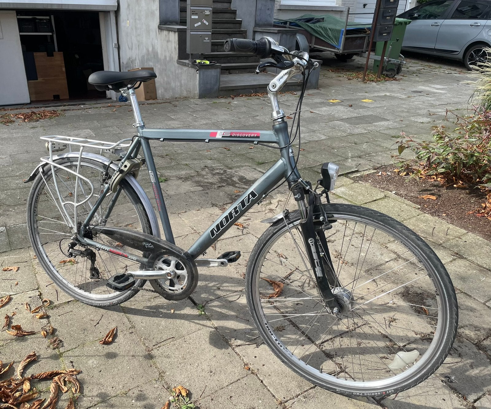 Herenfiets NORTA Discovery, Fietsen en Brommers, Gebruikt, Versnellingen, Trommelrem, Ophalen