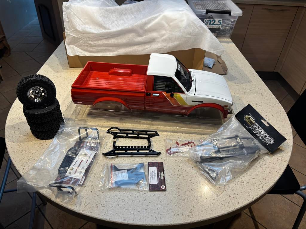 Ensemble carro et accessoire pour rc4wd SWB (chassis court), Enlèvement, Neuf, Échelle 1:10, Pièce