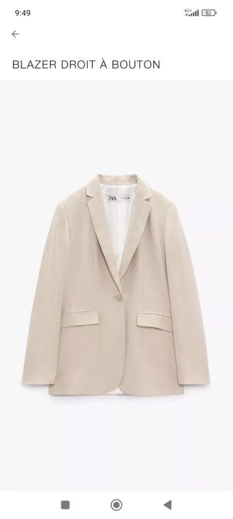 Nieuw ZARA beige BLAZER PANTS S, Kleding | Dames, Kostuum of Pak, Beige, Nieuw, Ophalen of Verzenden