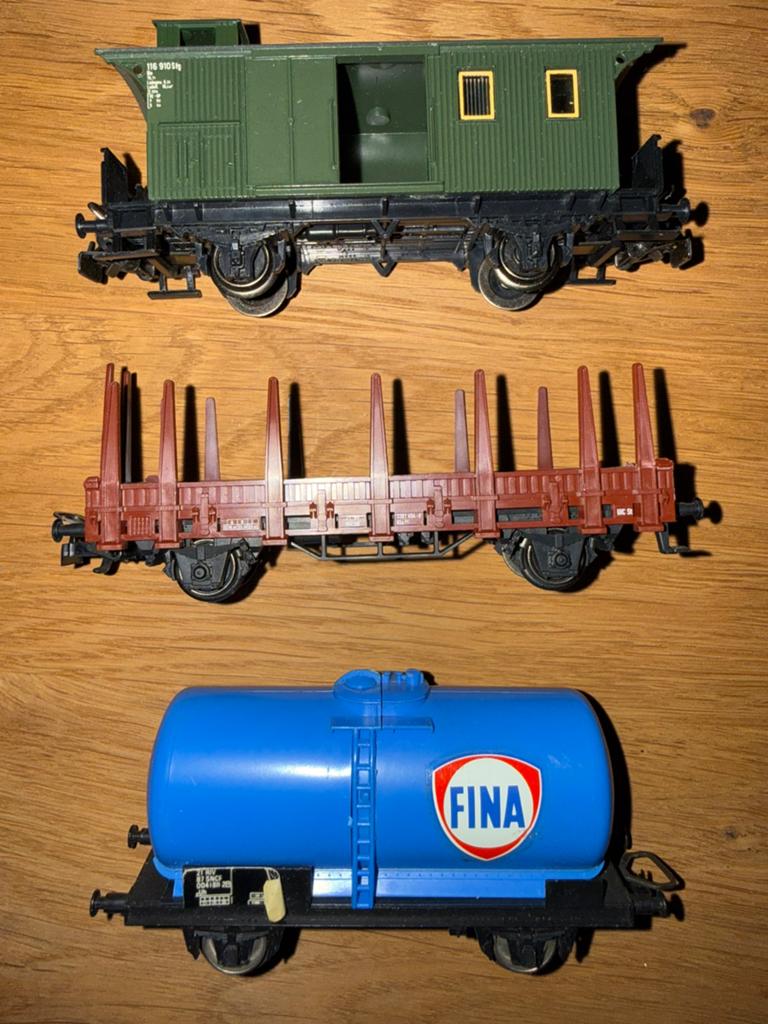 3 wagons de marchandises Märklin HO, Enlèvement ou Envoi, Utilisé, Wagon, Märklin