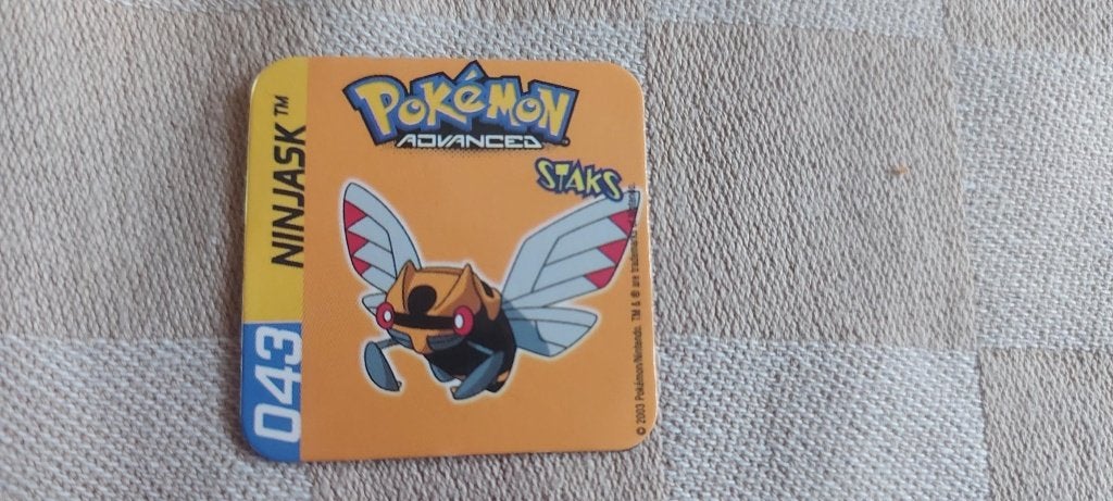 jouet magnétique Pokemon Panini Sticks Ninjask 2003, Enlèvement ou Envoi, Neuf
