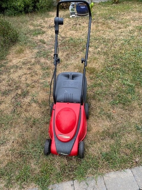 Electrische grasmachine, Ophalen, Gebruikt, Elektrische grasmaaier, Opvangbak