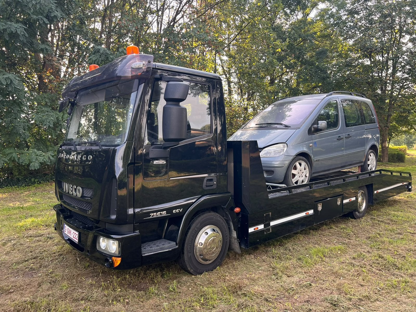 Iveco eurocargo depaneur, Auto's, Euro 5, Zwart, Iveco, Zwart