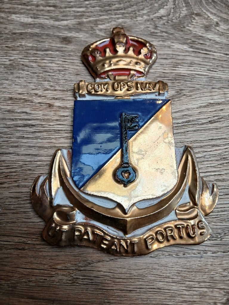 Crest FN Zm COM OPS NAV, Envoi, Marine, Emblème ou Badge