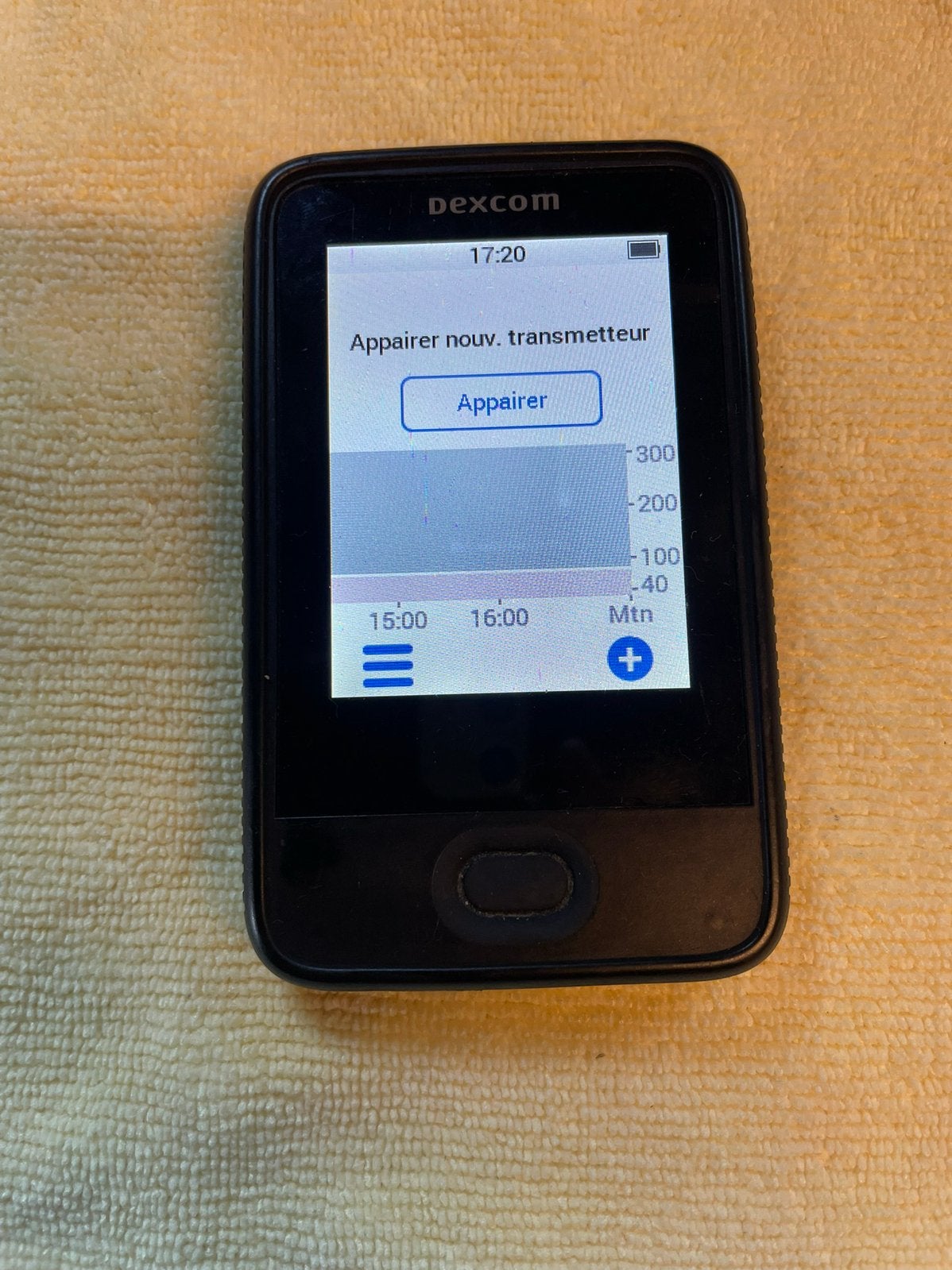 Récepteur Dexcom glycémie, Enlèvement, Utilisé