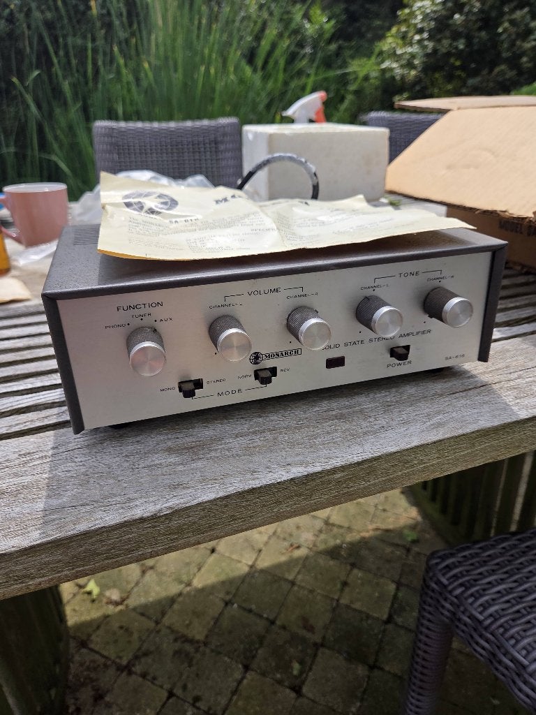 Monarch Amplifier Japan, TV, Hi-fi & Vidéo, Amplificateurs & Ampli-syntoniseurs, Enlèvement