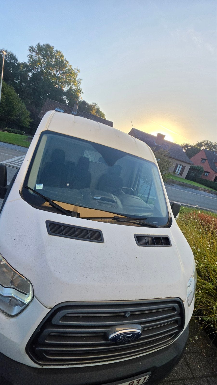 Ford Transit Custom 2016 blanc — Euro 6, Euro 6, Diesel, Particulier, Ford