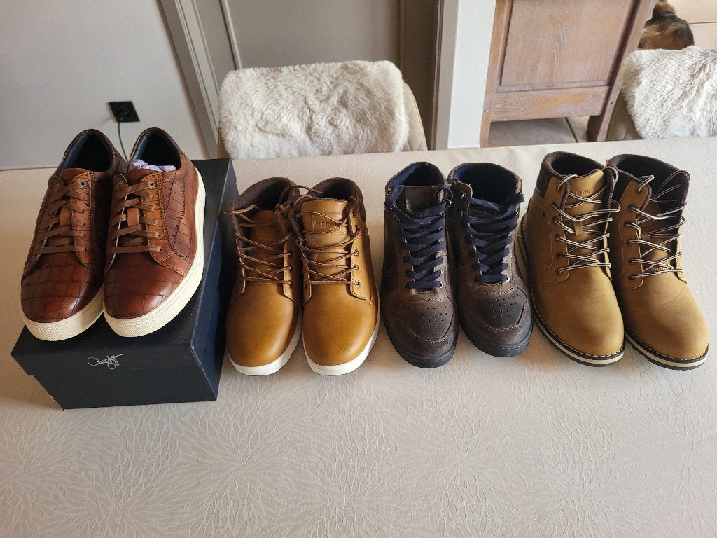 Nieuwe heren schoenen, Ophalen, Bruin, Nieuw, Veterschoenen